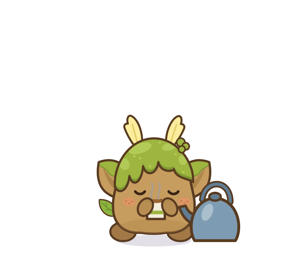 Mori making tea.